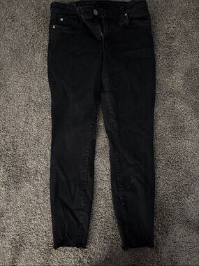 Kut from the Kloth Carlo Ankle Skinny Jeans black with Stretch